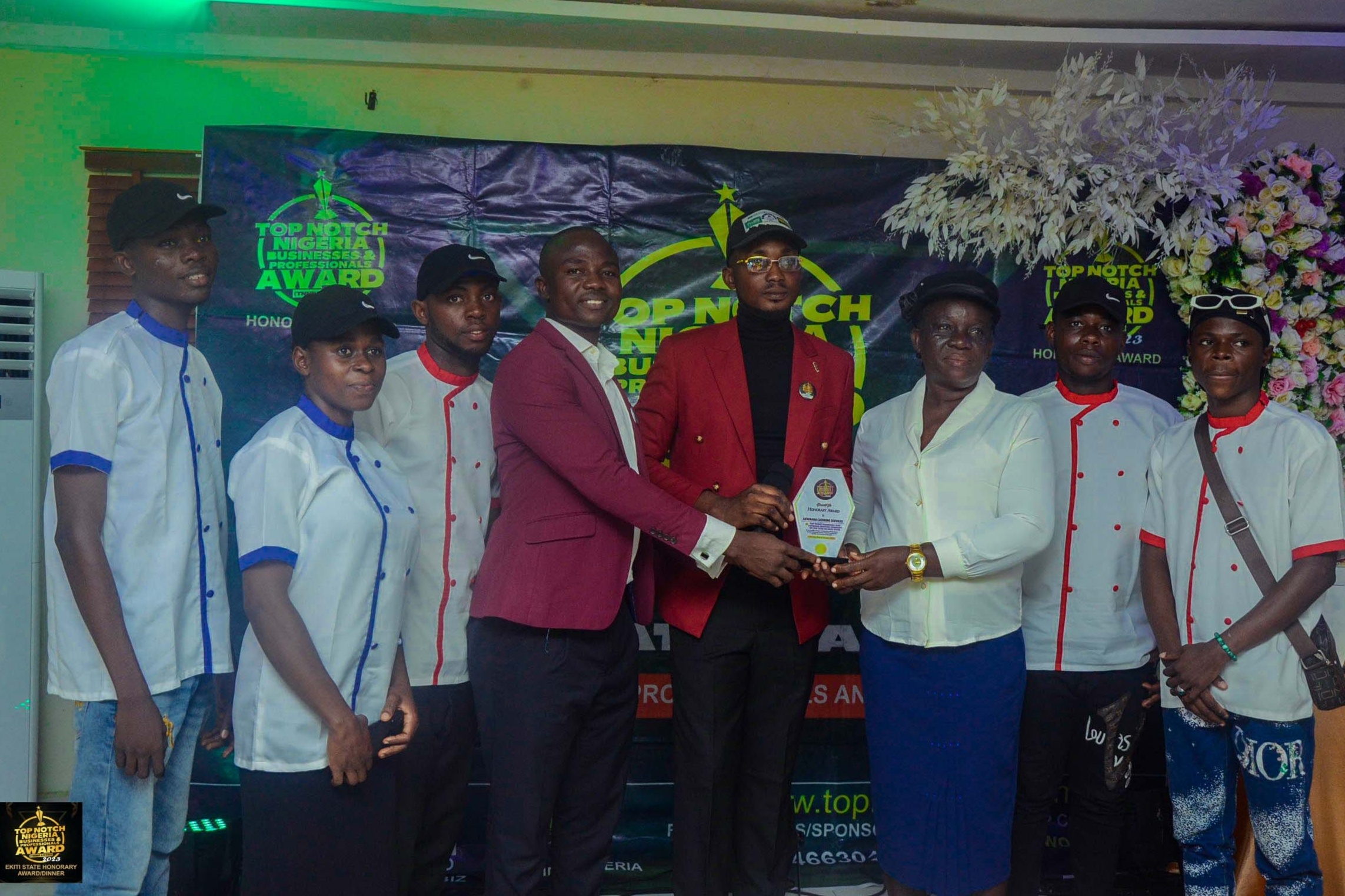 An Image of Akwaaba Team at the Award Night